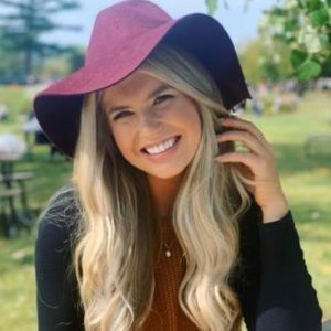 Women's Wide Brim Felt Floppy Hat, Burgundy